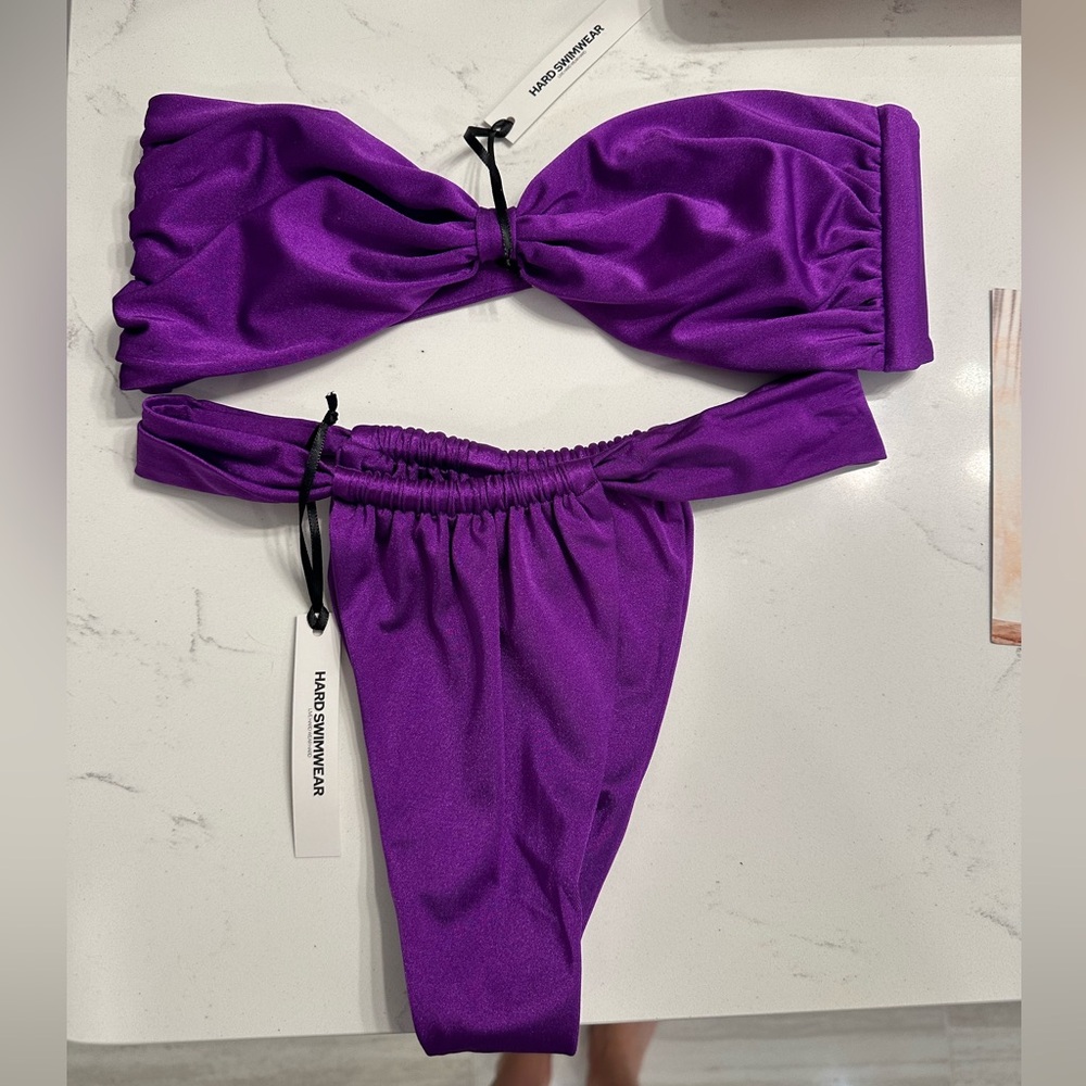 HARD swimwear. Brand new never worn! Medium top, small bottoms.